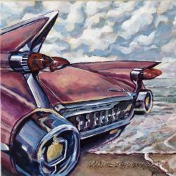 SOLD - "Cruisin' through Paradise" 12" x 12" commission