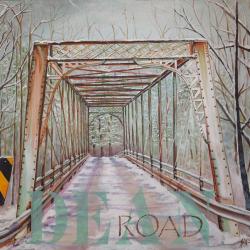 1 of 4 paintings - An Aging Winter Bridge