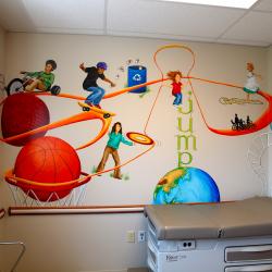 "Time To Exercise" Pediatric Exam Room - Streetsboro, OH